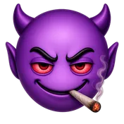 The ReDeemon icon — a smoking purple devil